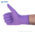 Examen petit gants jetables en nitrile sans poudre